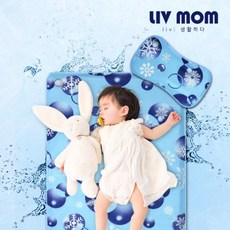 리브맘 얼음골 냉수 쿨매트 (매트+베개), 02_2.양면발수코팅(더블세트)