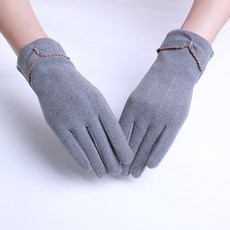 G 오래달리기 여성장갑 29 운전 여성 여자 겨울장갑 털장갑 방한장갑 장갑 기모장갑 자전거 등산장갑 터치 스마트 니트장갑 스포츠 방한용품, C그레이
