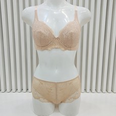 비비안 -사은품증정- 자가드 레이스 부직포 패드 브라 팬티 세트 BR6796 BP6796