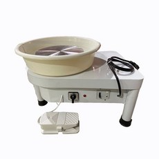  소형 도자기 물레 돌림판 체험 도예 공예 백자토 재료, 삼각 수동 LCD 속도 제어 