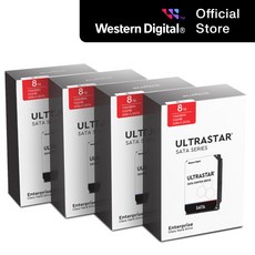 [WD대리점] WD Ultrastar DC HC320 HUS728T8TALE6L4 8TB 4PACK 패키지 SATA3 워런티 3년 - hus728t8tale6l4