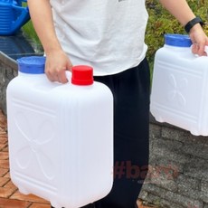 바로숍 다용도 대형 물통 12L 20L 야영물통 비상용물통, 소 12L, 1개