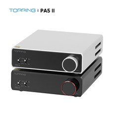 TOPPING PA5 II 시리즈 데스크탑 앰프 PA5 II Plus 140W * 2 완전 밸런스드 앰프 TRS RCA 입력 클래스 D 파워 앰프