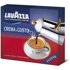 Lavazza 크레마 이 구스토 그라운드 커피 250g 4팩, 4개
