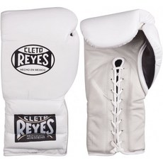 Cleto Reyes 레이스 권투 훈련 장갑 12 oz. 화이트, 단일옵션