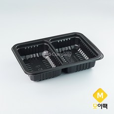 일회용 실링용기 JH 3호3칸 블랙 박스1200개