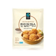 청정원한입돈까스