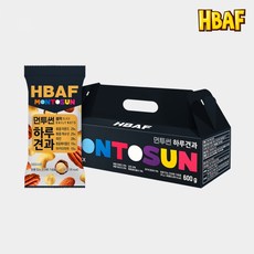 HBAF 먼투썬 하루견과 기프트세트 블랙, 750g, 1세트