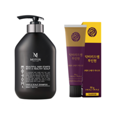 [모톡스 샴푸 + 투인원] 탈모샴푸 여성 남성 두피 영양제 탈모 완화 방지 예방, 1개, 500ml