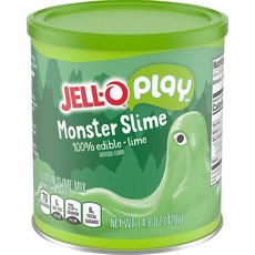 젤로 먹는 슬라임 플레이 몬스터 라임 420g 2팩, 1개