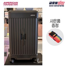 아메리칸투어리스터 글로벌 원탑 쌤소나이트주 * 파격 단독세일 * 블랙 오리진라이트 지름 6cm 바퀴를 자랑하는 대용량 27인치 화물용 캐리어 잠금벨트증정