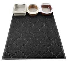 고양이 배변 매트 XL 슈퍼 사이즈 프탈레이트 프리 간편한 세척 116x88.9cm(46x35인치) 내구성 발에 부드러움 대형 배변 매트, 고양이 배변 매트 XL 슈퍼 사이즈 프탈레이트 프리 간
