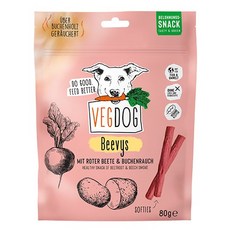 베지독 숯불고기향 독일 강아지 비건 소시지 간식, 비트, 80g, 1개 비트, 1개