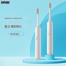 DFMEI 전동칫솔 충전식 음파배터리 자동칫솔 연모방수, 맞춤색