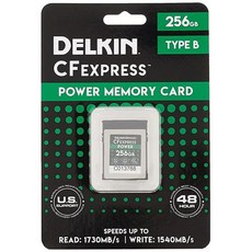 Delkin Devices Power CFexpress 타입 B 메모리 카드, 2) 256GB - 카드, 1개