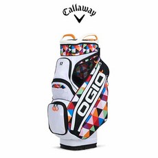 오지오골프백 [한국캘러웨이골프] 오지오 2023 우드E 15 사일런서 카트백 캐디백 트라이앵글 레트로