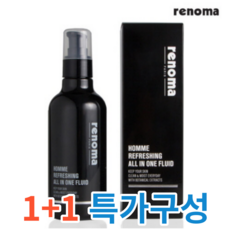 레노마 리프레싱 대용량 남성 올인원 화장품 250ml1+1, 레노마 올인원 화장품 1+1, 250ml