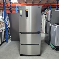 중고김치냉장고 LG K413SS13 402리터 2019년 스탠드형 인버터 에너지2등급 김치통 냉동겸용