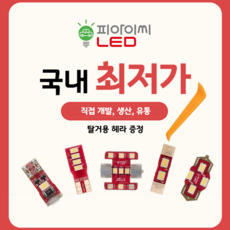 피아이씨 LED 실내등 화장등 도어등 후진등 번호판등, T10, 1개