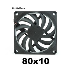 4010 냉각 선풍기 브러시리스 모터 케이스 저소음 12025 8010 30mm dc 5V 12V 40mm 120mm 3D 프린트, 03 8010