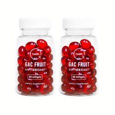 OX Health 걱 수퍼푸드 걱오일 농축 캡슐 60정 Gac Super Fruit, 2개, 60개