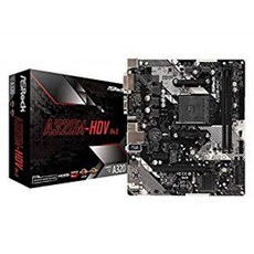 ASRock AMD Ryzen AM4대응 A320칩 탑재 MicroATX주기판)A320M-HDV R4.0[cb], 단일상품