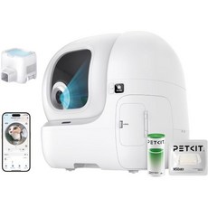 PETKIT 2025 PUROBOT MAX PRO AI-카메라 자동 청소 고양이 쓰레기통 210° 광각 렌즈 여러 마리 고양이를 위한 5G 2.4G WiFi/앱 제어/악취 없, PETKIT 2025 PUROBOT MAX PRO AI, 1개