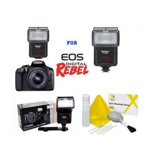 HIGH POWER XENON FLASH FOR CANON EOS REBEL T2 T2I XI T3 T3I T4 T5 T6 7D 6D SL3