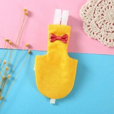 앵무새 비둘기 기저귀 비행 세트 새 옷 녹색 뺨 칵테일 코뉴어 소형 중형 대형, yellow, 1개