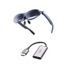 arglasses 가상 glasses 로키드글래스 안경 vrglasses, HDMI-to-USBC가 있는 안경, 1개