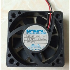 NONOISE G5015S12D CS 쿨러 팬 DC12V 0.080A 5cm 50x50x15mm 신제품, 한개옵션0, 한개옵션1