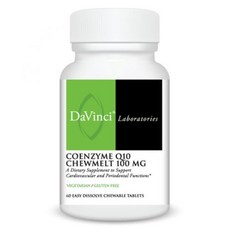 Davinci Labs CoEnzyme Q10 Chewmelt 100 mg 60츄