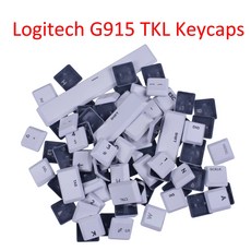 로지텍 G813 G913 G815 G915 TKL 무선 키보드용 키캡 키트 미국 버전 흰색