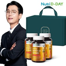 뉴트리디데이 프리미엄 멀티비타민 골드 3개입 선물세트, 프리미엄 멀티비타민 골드 3개입 선물세트 + 쇼핑백