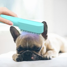 애완 동물 고양이 개 마사지 빗 장갑 USB 휴대용 손질 머리 제거 흘리기 청소 브러시 UV 살균기 UVC 죽이기 진드기 Disinfe