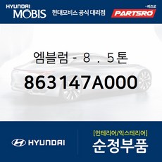 엠블럼 레터링 8.5톤 (863147A000) 8톤 트럭 뉴 파워트럭 4X2 뉴 파워트럭 특장 4X2