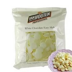 Jun.29 236번 바호덴 순 코코아 버터 초콜릿 1.5kg 베이킹 30.5% 백화초과 가방우편으로 보내다Z, 30.5% 화이트 초콜릿 코 인 * 2 봉지, 2개