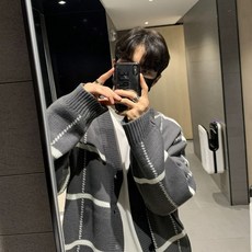 OSTB 남성 오버핏 니트 가디건