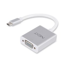 NEXT-2232TCV USB C타입 to VGA 컨버터 외장 모니터, 단일상품