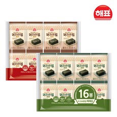 무료배송 사조해표 더고소한김(4gx16봉) 파래김+재래김, 1개, 4g