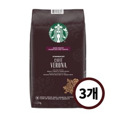 스타벅스 카페 베로나 커피 1kg 코스트코 원두, 홀빈(분쇄안함), 3kg, 1개