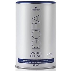 SCHWARZKOPF IGORA VARIO BLOND PLUS DUST FREE BLEACH POWDER 450g by Schwarzkopf:, 1