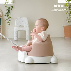  젤리맘 젤리맘 점보체어 붕붕세트 의자 트레이 카트 아기의자 백일의자 앰버베이지 