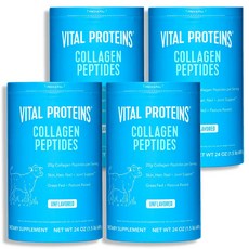 Vital Proteins 바이탈 프로틴 콜라겐 펩타이드 무향 680g 4병