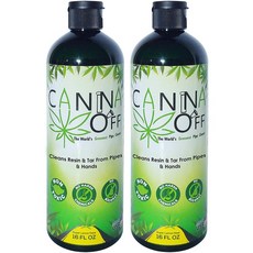 Canna Off Glass Pipe Cleaner Kit 2 팩-천연 유리 파이프 세척 솔루션-파이프 수지 보울 도구 항아리 손 세척제-타르 세, 1