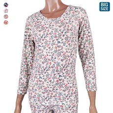 바풀 HY FX 185008-Q 고탄력 여성 기모내의 상의 얇은내복 긴팔 스키니 105