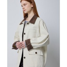 CC콜렉트 씨씨콜렉트 코듀로이 카라 워크 자켓_C243MSJ001