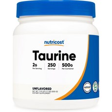 뉴트리코스트 타우린 파우더 500g 1개, 2개