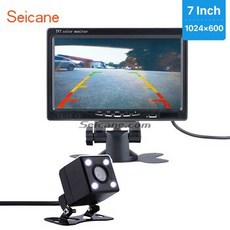 [해외] SEICANE 7 &QUOT;자동차 모니터 DVR TFT LCD 디지털 디스플레이 비디오 레코더 AV HD 주차 자동차 역방향 후면보기 백업 카메라, 상세내용표시