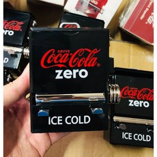 Retro CoCacola 레트로 코카콜라소품 디스펜서 이쑤시개 보관함 이쑤시개통 빈티지소품, 블랙, 1개